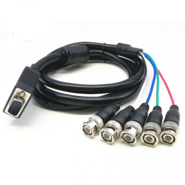 VGA bnc monitör kablosu kompanent bnc vga kablo VGA bnc monitör kablosu kompanent bnc vga kablo