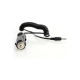 Çakmak spiral kablolu 12 volt 3.5 mm 1.35 mm şarj adaptör radar tespit cihazı adaptörü 1 metre kablolu
