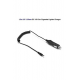 Çakmak spiral kablolu 12 volt 3.5 mm 1.35 mm şarj adaptör radar tespit cihazı adaptörü 1 metre kablolu