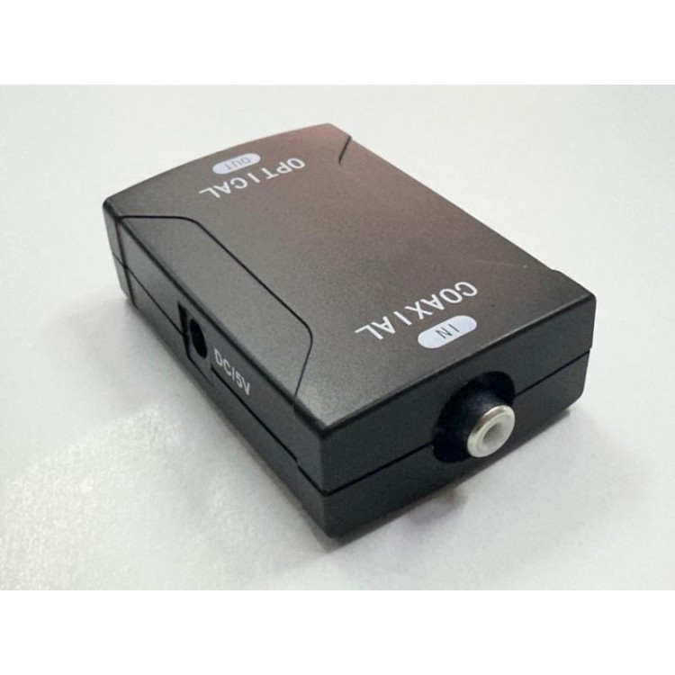 Coaxial dijital optik audio ses çevirici coaxial giriş optik çıkış