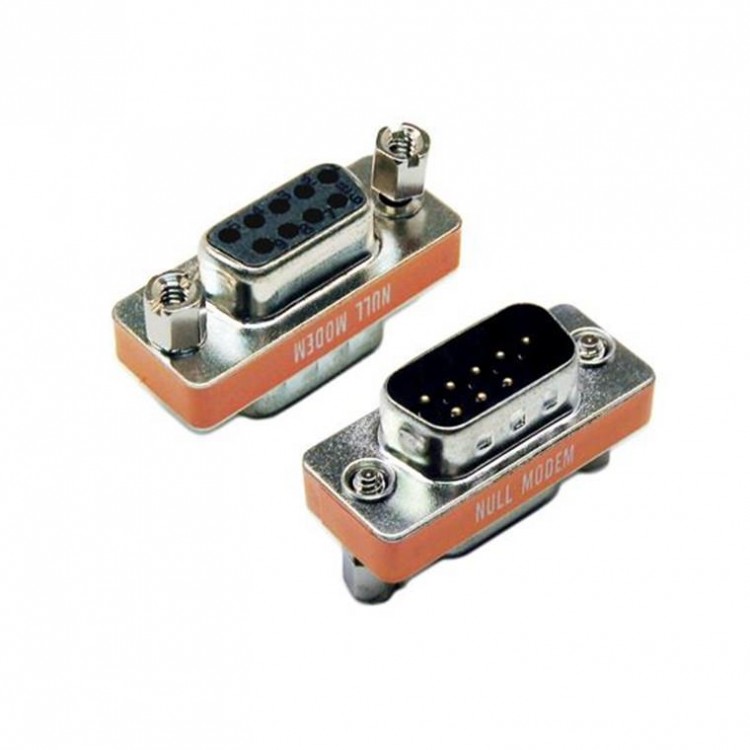 Db9 null modem adaptör rs232 null modem çevirici Db9 null modem adaptör rs232 null modem çevirici