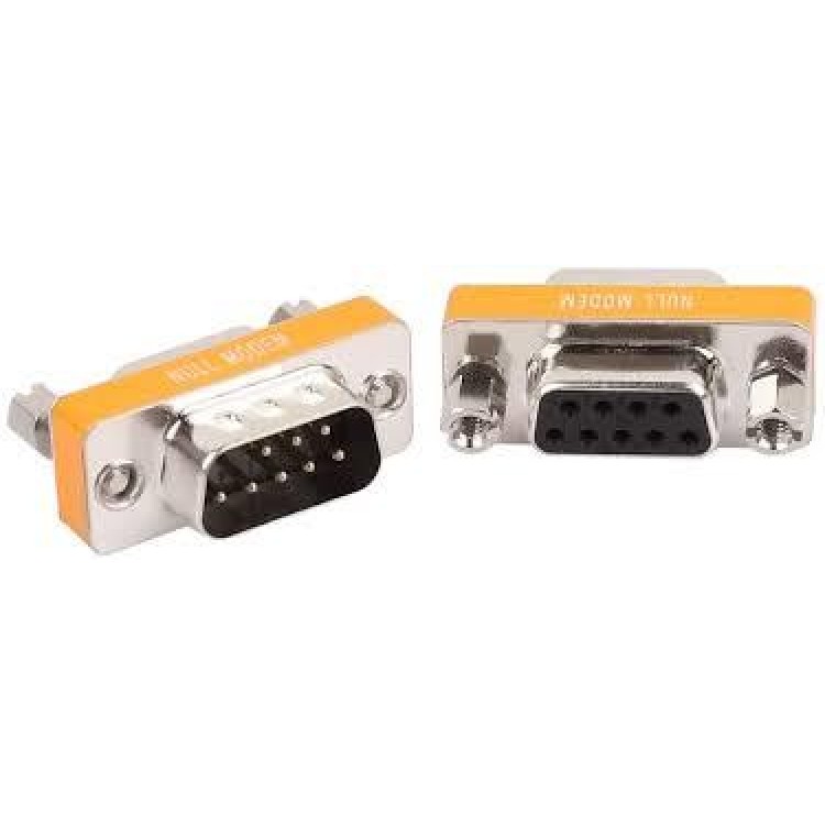 Db9 null modem adaptör rs232 null modem çevirici