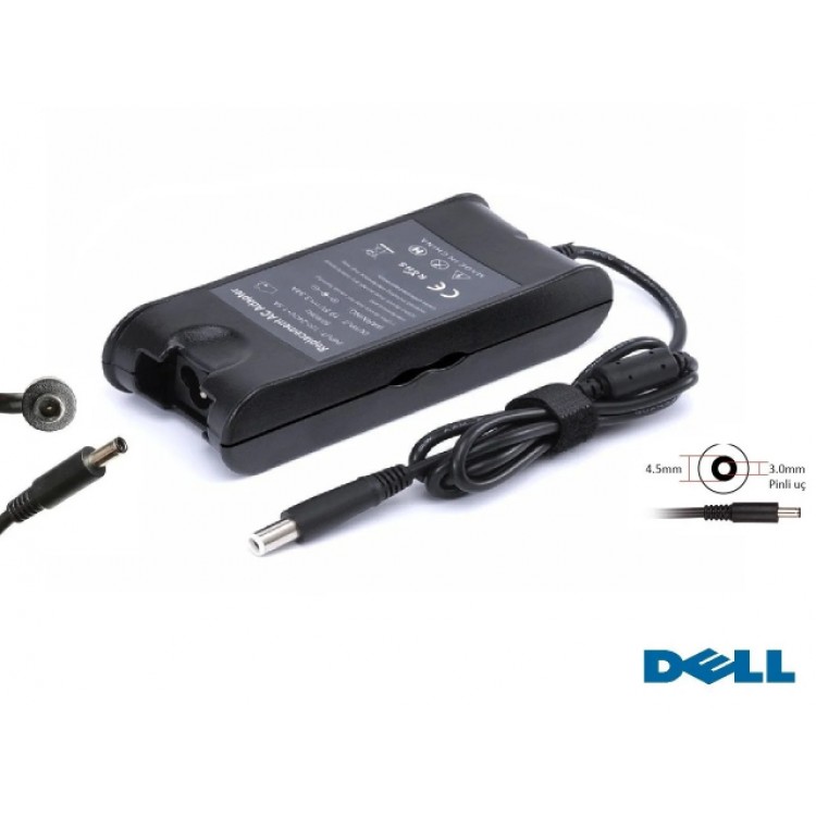 dell ile uyumlu 19.5v  3.34A  4.5 mm 3.0 mm adaptör adaptör ince iğneli adaptör