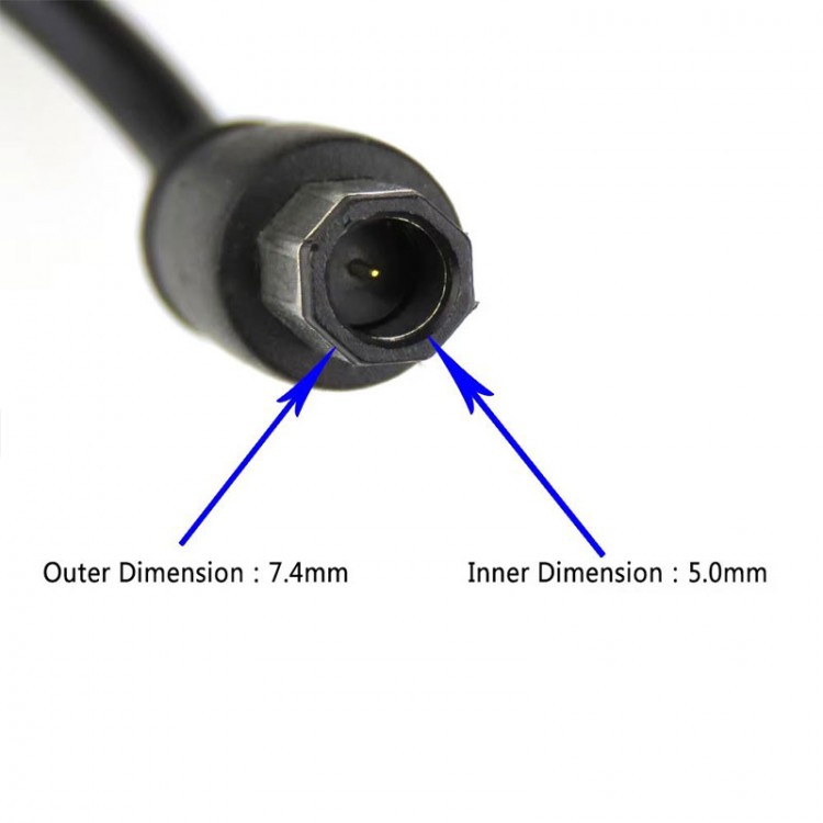 dell uyumlu 19.5v 3.34A sekizgen uçlu notebook adaptörü