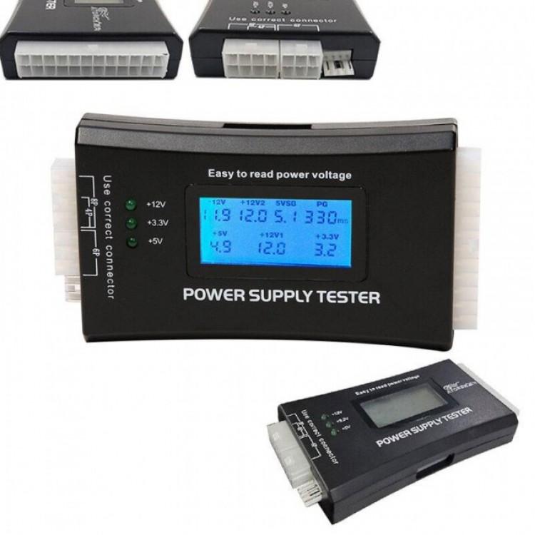 power supply tester dijital ekranlı göstergeli power tester power supply tester dijital ekranlı göstergeli power tester