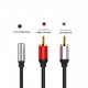 Dişi 3.5 mm erkek 2 rca çecirici kablo 2 rca erkek 3.5 dişi stereo çevirici