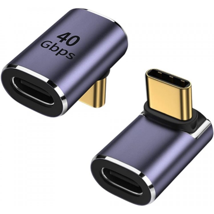90 derece type-c çevirici 90 derece typec  usb 4  40 mbps