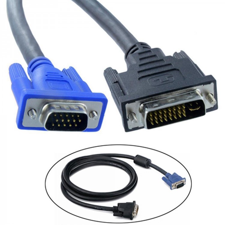 dvı -vga görüntü aktarım kablosu 24+5 dvi vga kablo 3m dvı -vga görüntü aktarım kablosu 24+5 dvi vga kablo 3m
