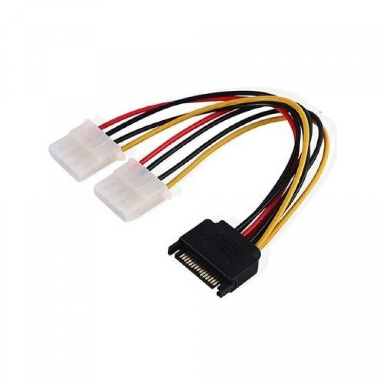 Erkek sata dişi molex kablo dişi molex erkek saata power kablo 20 cm