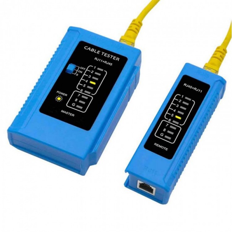 Rj45 Ethernet kablosu test cihazı cat6 kablo test cihazı rj11 rj45 test