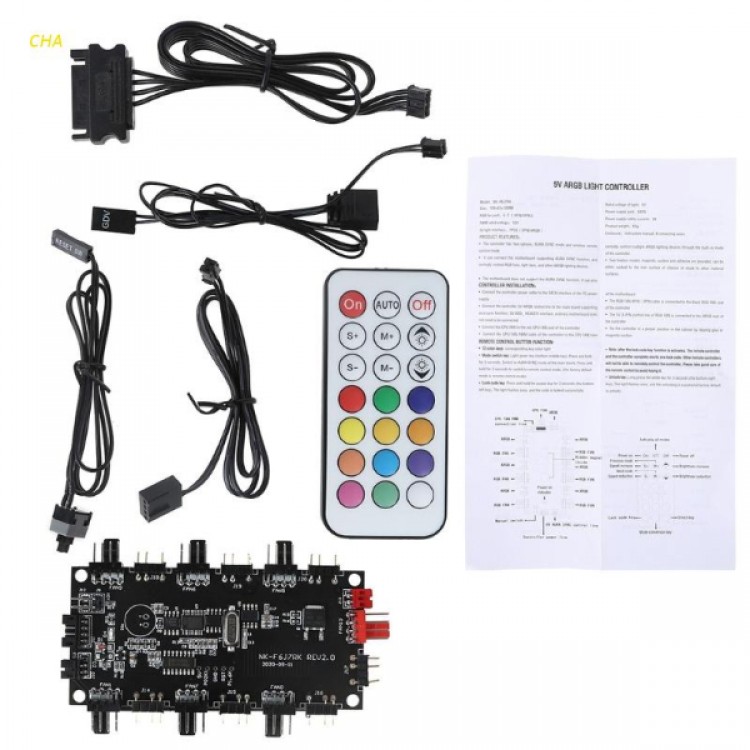 fan kontrol 8 port kumandalı argb fan kontrol kiti