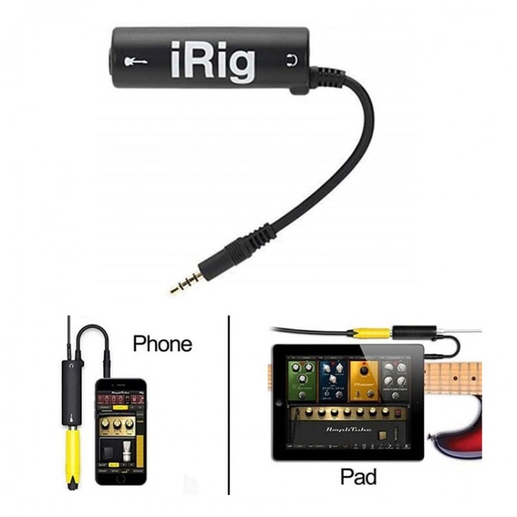Gitar Irig Adaptör Çevirici müziklerinizi kaydedin