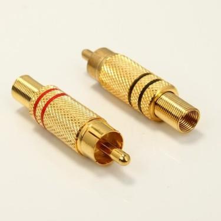 Gold rca erkek konnektör metal erkek rca konnektör rca erkek jack Gold rca erkek konnektör metal erkek rca konnektör rca erkek jack