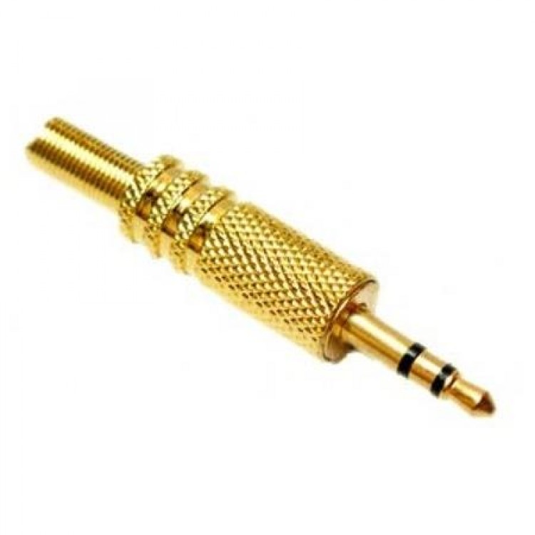 Gold stereo jack 3.5 mm aux jack gold aux jack kulaklık erkek jack mikrofon jack
