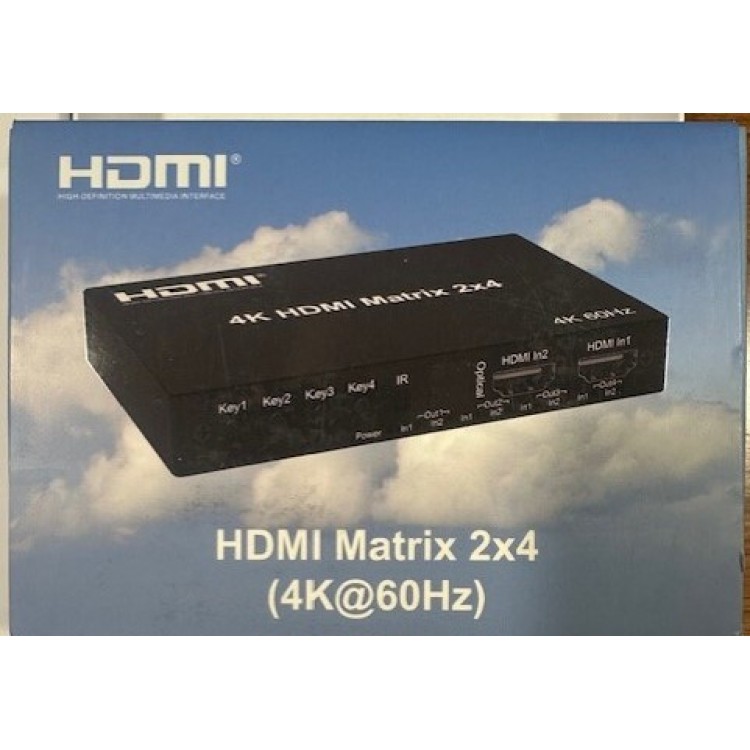 2x4 matrix switch hdmi 4k 60hz 2 giriş 4 çıkış matrix switch 2x4 matrix switch hdmi 4k 60hz 2 giriş 4 çıkış matrix switch