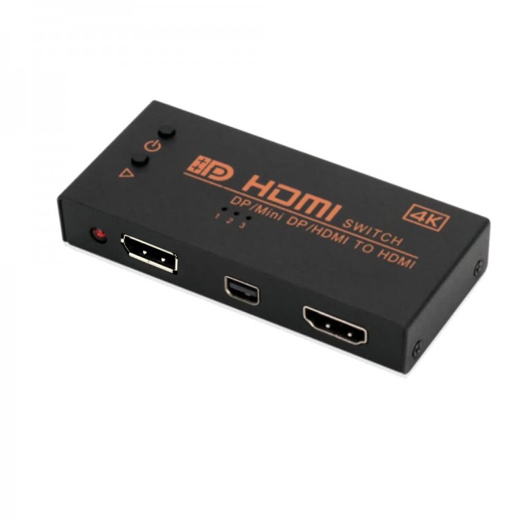 HDMI to Mini DisplayPort-DisplayPort - HDMI Anahtarlı 4k-2k switch HDMI to Mini DisplayPort-DisplayPort - HDMI Anahtarlı 4k-2k switch