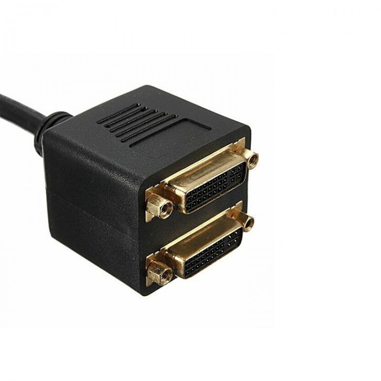 hdmı erkek to 2x dvı 24+5 dişi çevirici splitter kablo hdmı erkek to 2x dvı 24+5 dişi çevirici splitter kablo