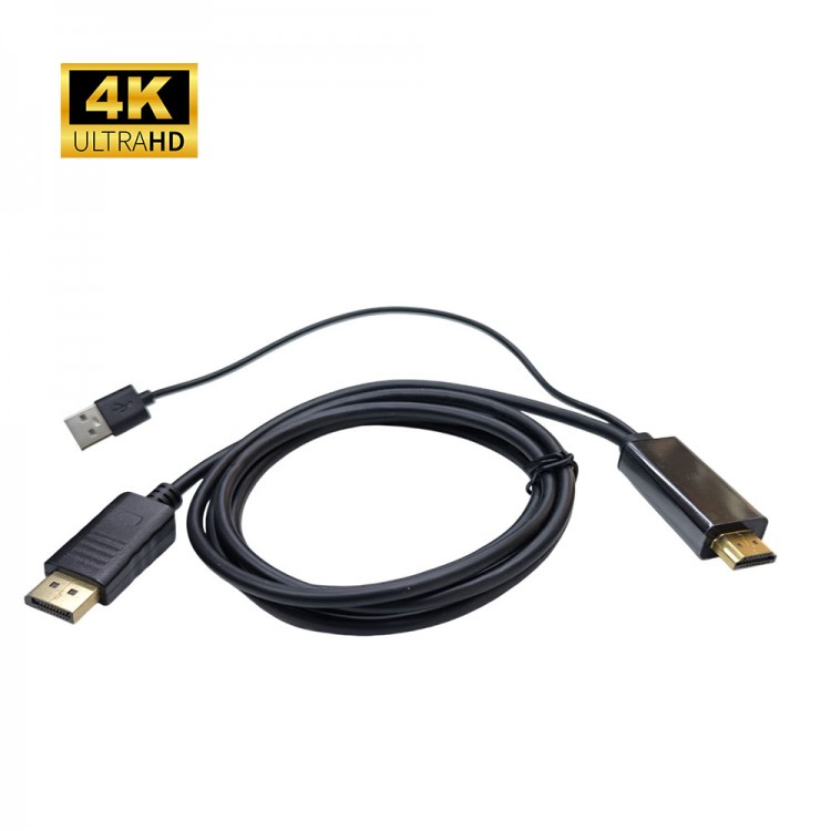 Hdmı to displayport çevirici kablo hdmı out (Çıkış) display in (Giriş)