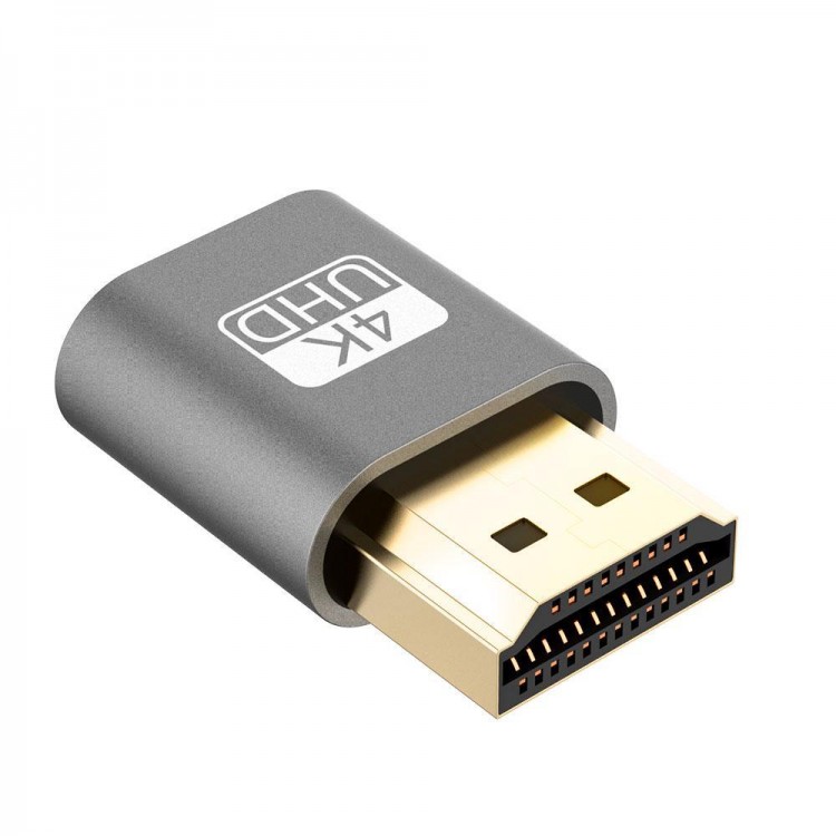 Hdmi dummy hdmi sanal ekran kartı adaptörü 4k sanal ekran kartı adaptörü