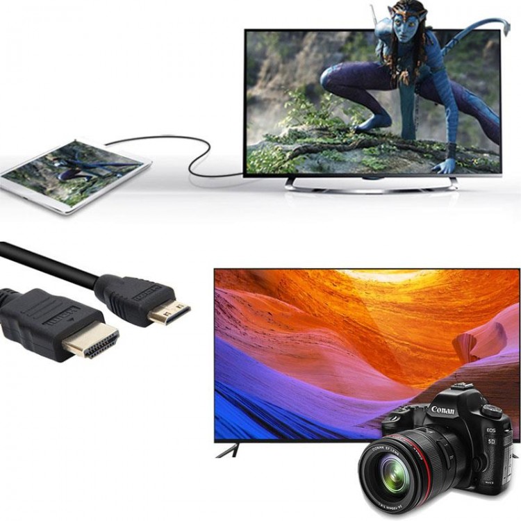 hdmı to mini hdmı kablo 1080p 5metre kablo