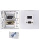 Hdmi vga sıva altı duvar tipi priz vga-hdmı ikili priz Hdmi vga sıva altı duvar tipi priz vga-hdmı ikili priz
