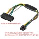 DELL Optiplex 3020 7020 9020 T1700 ile uyumlu 24 pinden 8 pine çevirici kablo DELL Optiplex 3020 7020 9020 T1700 ile uyumlu 24 pinden 8 pine çevirici kablo