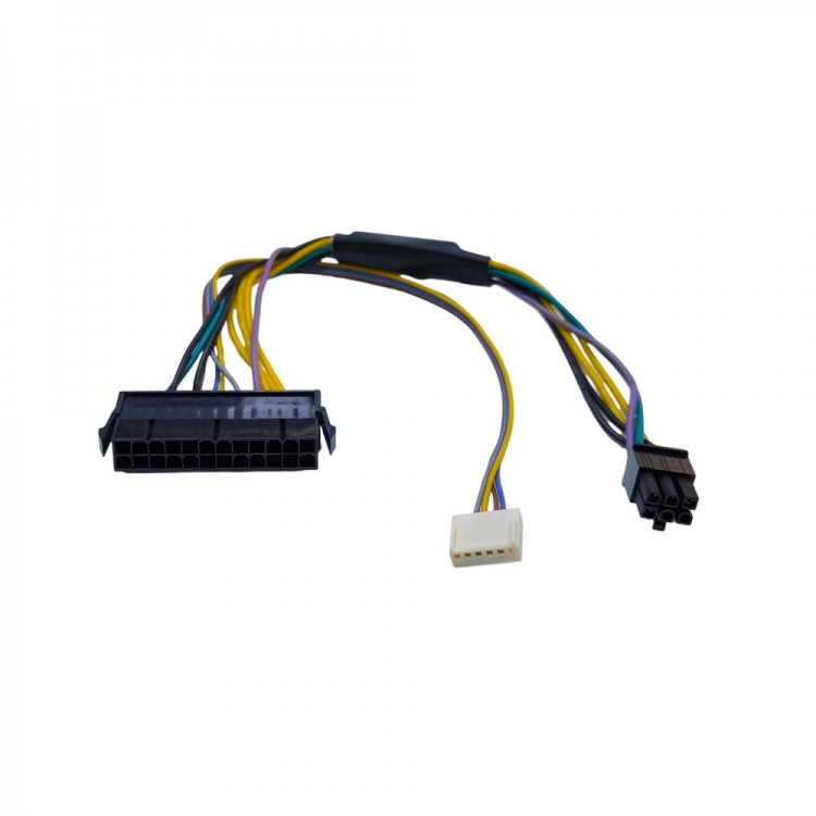 HP Elite 8100 8200 8300 anakartlar için ATX PSU 24pin -6 pine çevirici kablo HP Elite 8100 8200 8300 anakartlar için ATX PSU 24pin -6 pine çevirici kablo