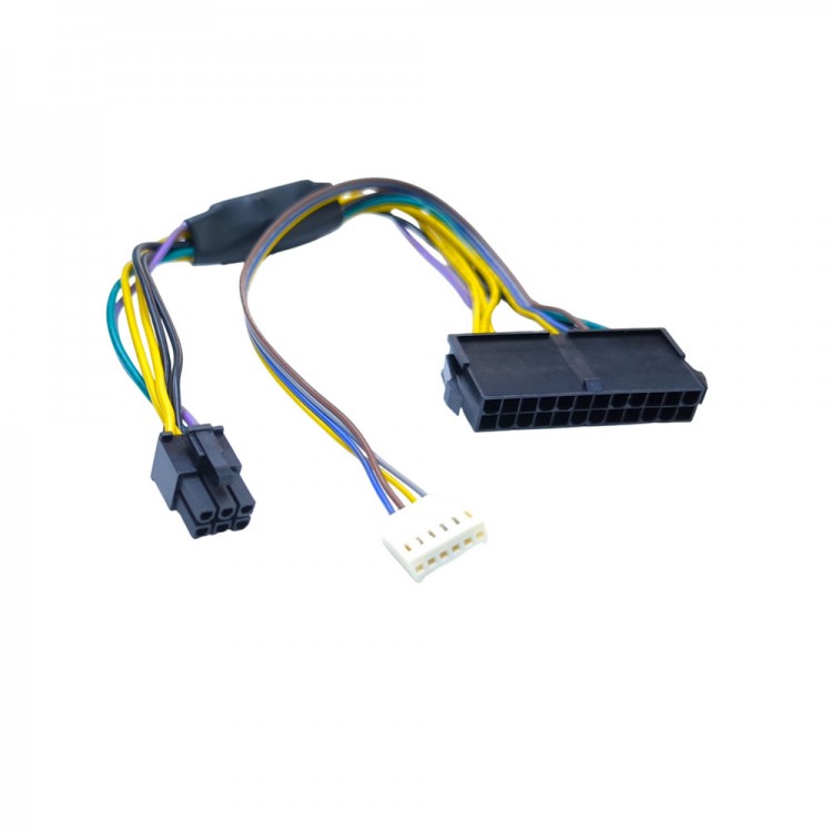 HP Elite 8100 8200 8300 anakartlar için ATX PSU 24pin -6 pine çevirici kablo HP Elite 8100 8200 8300 anakartlar için ATX PSU 24pin -6 pine çevirici kablo