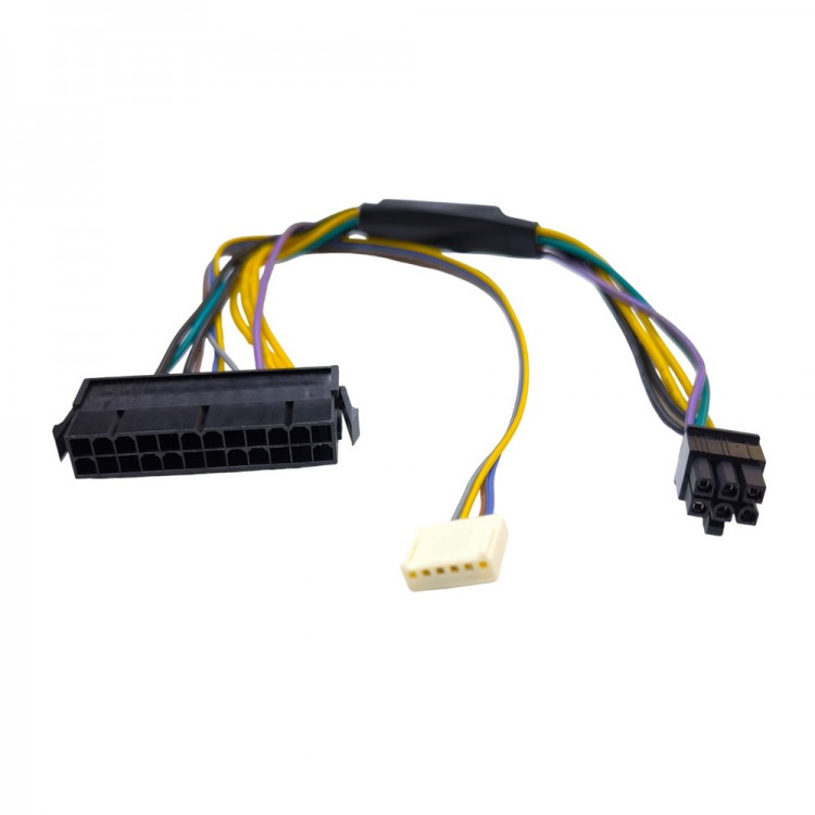 HP Elite 8100 8200 8300 anakartlar için ATX PSU 24pin -6 pine çevirici kablo HP Elite 8100 8200 8300 anakartlar için ATX PSU 24pin -6 pine çevirici kablo