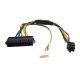 HP Elite 8100 8200 8300 anakartlar için ATX PSU 24pin -6 pine çevirici kablo HP Elite 8100 8200 8300 anakartlar için ATX PSU 24pin -6 pine çevirici kablo