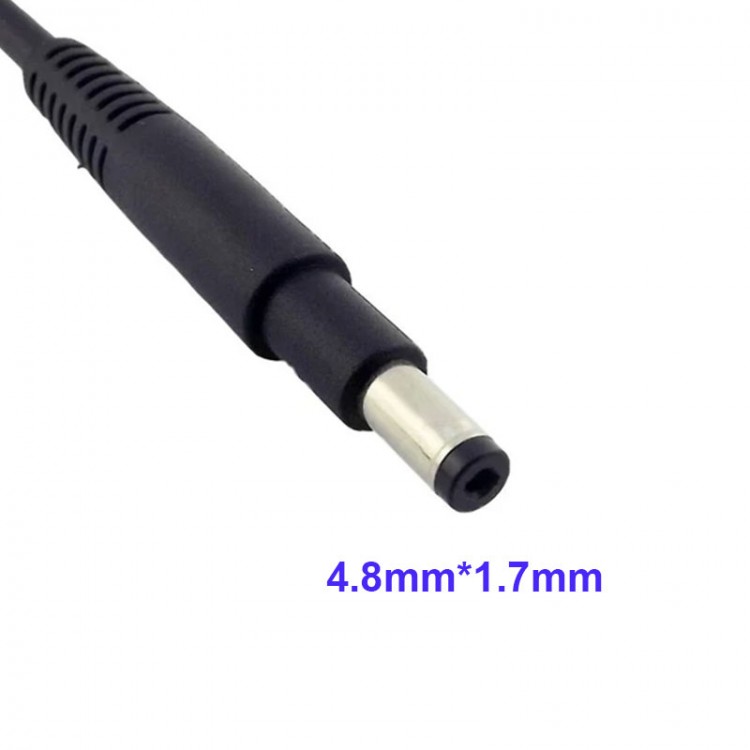 HP uyumlu Envy serisi 4.8x1.7mm adaptör tamir kablosu uzun uç kablo HP uyumlu Envy serisi 4.8x1.7mm adaptör tamir kablosu uzun uç kablo