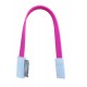 Iphone 1,2,3,4 Kablo Iphone 3 Kablo Ipod ,ipad Kablo 90 Derece (Pembe)