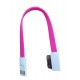 Iphone 1,2,3,4 Kablo Iphone 3 Kablo Ipod ,ipad Kablo 90 Derece (Pembe)