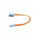 Iphone 1,2,3,4 Kablo Iphone 3 Kablo Ipod ,ipad Kablo 90 Derece (Turuncu)