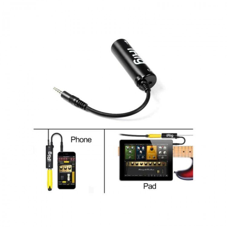 Irig multimedia amplitube iphone ipad ipod mac uyumlu çevirici Irig multimedia amplitube iphone ipad ipod mac uyumlu çevirici