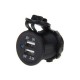 Karavan için usb şarj 2 li montaj tipi tekne için montaj tipi şarj soketi 2 li usb şarj soketi vidalı vidalı 2 li usb şarj kp-166