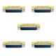 25 pin LPT paralel port Erkek - erkek çevirici dönüştürücü 5li set 25 pin LPT paralel port Erkek - erkek çevirici dönüştürücü 5li set