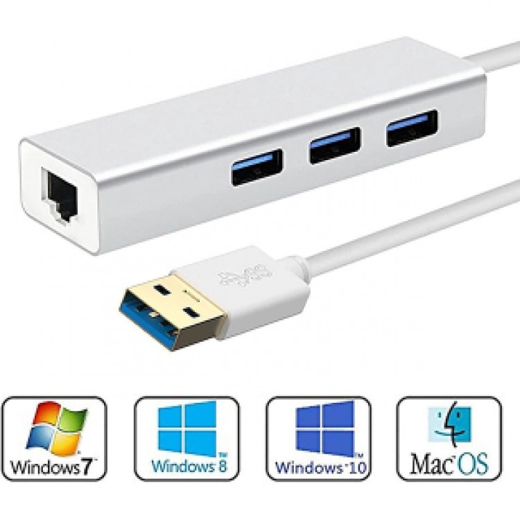 Usb gigabit ethernet adaptör usb 3.0 gigabit ethernet usb hub usb 3.0 çoğaltıcı macbook uyumlu