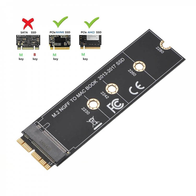 macbook m.2 nvme ssd 2013 2017 ssd çevirici A1465- A1398 - A1502 ssd çevirici macbook m.2 nvme ssd 2013 2017 ssd çevirici A1465- A1398 - A1502 ssd çevirici