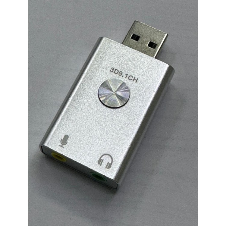 Magic voice 9.1 3d ch ses kartı usb ses kartı 3d ses kartı 9.1 kanal usb ses kartı