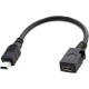 Micro usb dişi to mini usb erkek çevirici kablo 10 cm Micro usb dişi to mini usb erkek çevirici kablo 10 cm