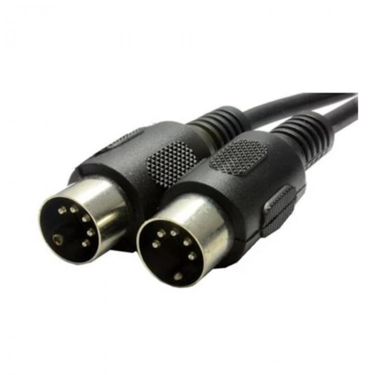 Midi kablosu 5 pin erkek erkek midi kablo 2 metre midi kablo