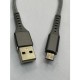 mikro usb kablo 25 cm micro usb kablo kısa örgülü kablo