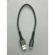 mikro usb kablo 25 cm micro usb kablo kısa örgülü kablo