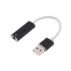 Mikrofonlu kulaklık usb çevirici  usb ses kartı 7.1 tek girişli usb ses kartı