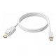 Mini displayport to displayport kablo 1.8 metre beyaz Mini displayport to displayport kablo 1.8 metre beyaz