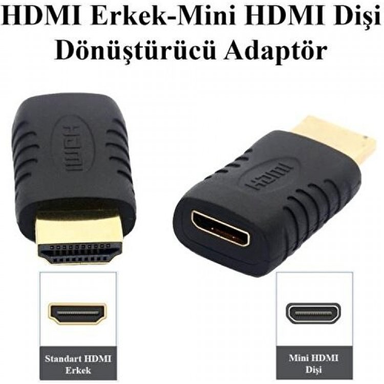 Mini hdmi dişi hdmi erkek çevirici erkek hdmi mini hdmi dişi