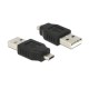 mini usb erkek - mikro usb erkek çevirici 2li adaptör set mini usb erkek - mikro usb erkek çevirici 2li adaptör set