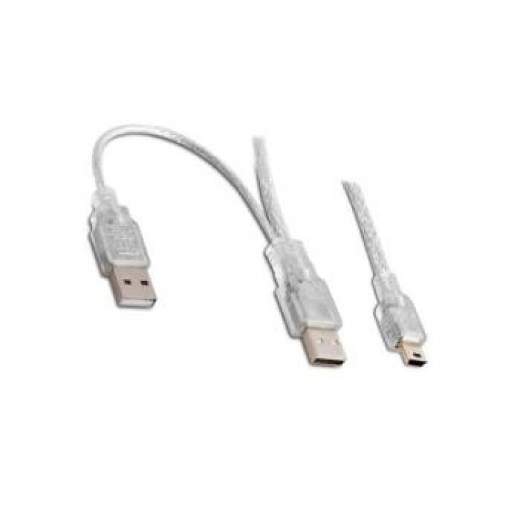 Mini usb harddisk kablosu 5 pin usb Y hdd kablosu 80 cm mini usb 2.5 harddisk kablosu