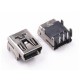 Mini usb konnektör 5 pin dişi usb konnektör lehim tipi konnektör